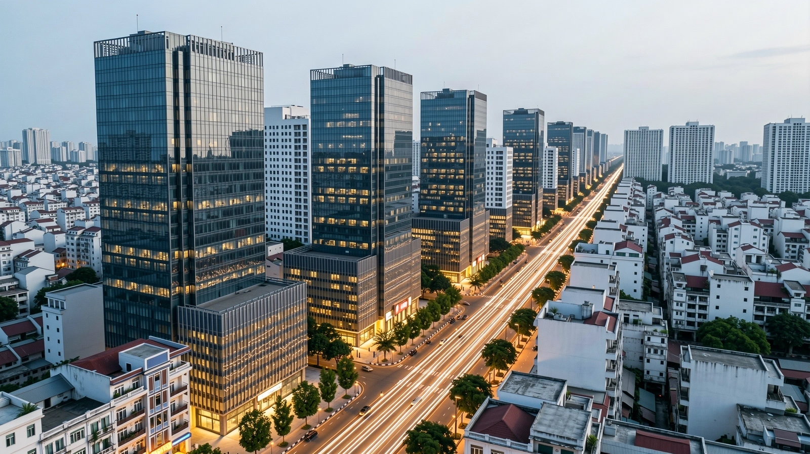 Hanoi business district